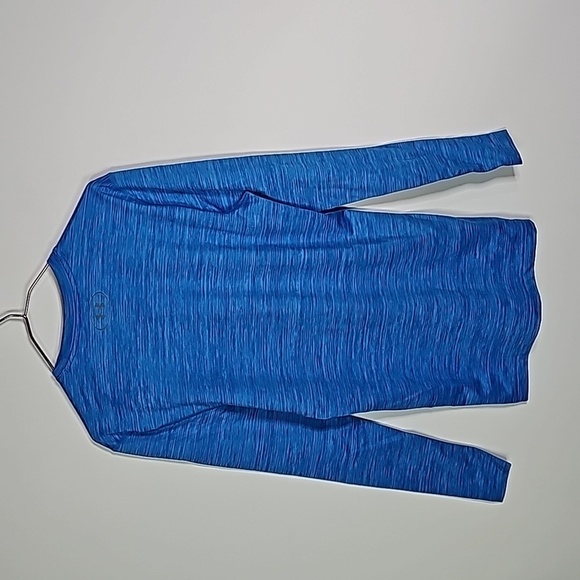 UNDER Armour coldgear medium blue compression athletic long sleeve shirt - Picture 4 of 6